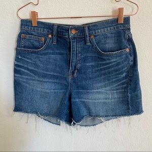NWOT Madewell Blue Jean Shorts
